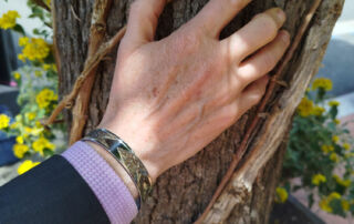 Bracelet homme en cuir de saumon Bracelet homme en cuir de saumon