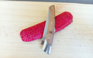 Etui fuchsia en cuir de saumon Etui fuchsia en cuir de saumon